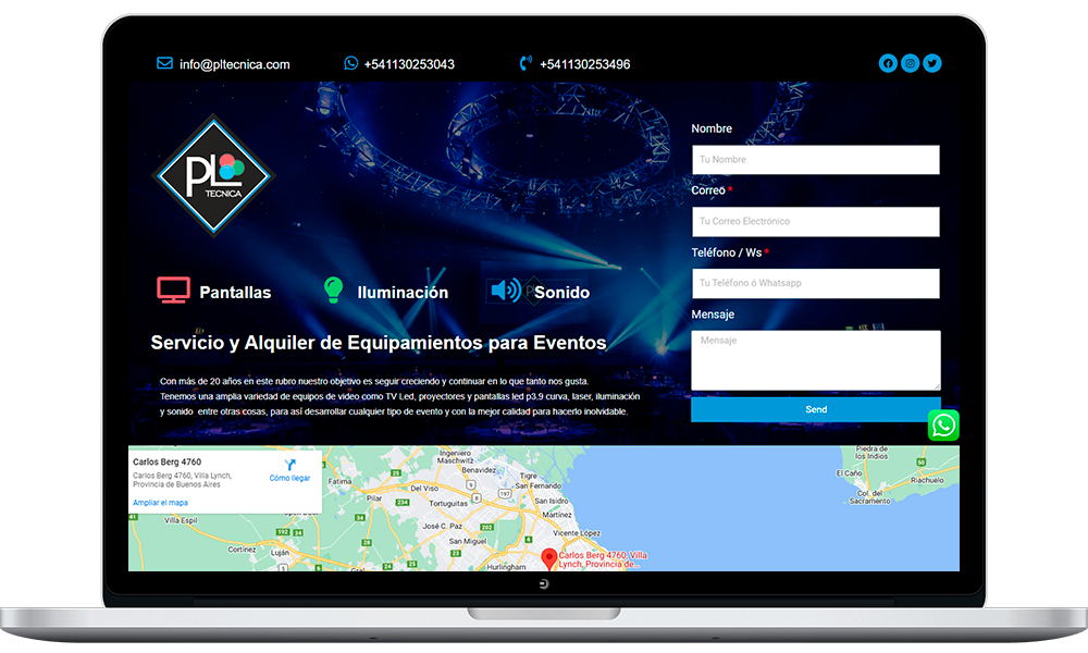 webs en linea 2025 – Pltecnica